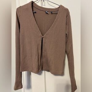 Brown light weight sweater